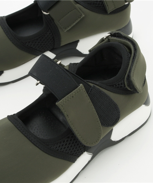 WEGO（ウィゴー）の「DISPARK/ベルクロスニーカー（スニーカー・レディース・キャメル/ブラック/カーキ・MEDIUM/LARGE）」の8枚目の写真