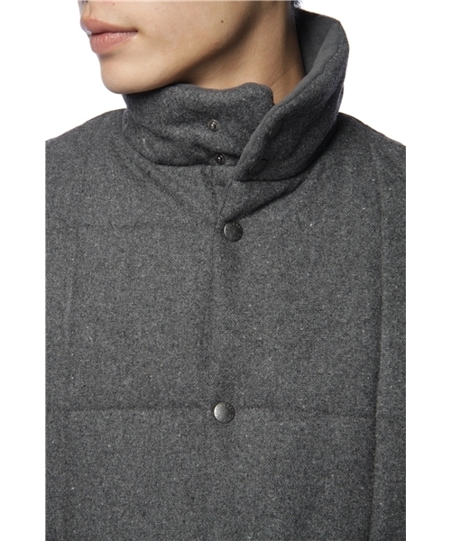 coen（コーエン）の「ウール中綿ベスト（その他アウター・メンズ・ネイビー/グレー・SMALL/LARGE/MEDIUM/X-LARGE）」の6枚目の写真