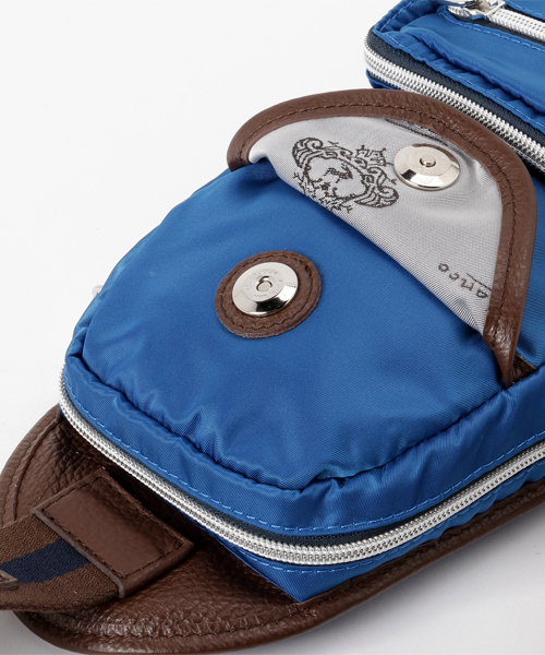 Orobianco（オロビアンコ）の「【Orobianco　オロビアンコ】　GIACOMIO 13-H (NYLON)　ボディバッグ　モノレール　/　90405（ボディバッグ/ウエストポーチ・メンズ・グレー/ブルー/ベージュ/ネイビー/ブラウン/ブラック/カーキ/ワイン/イエロー系その他/ブルー系その他/オレンジ/レッド/グリーン系その他・FREE）」の15枚目の写真