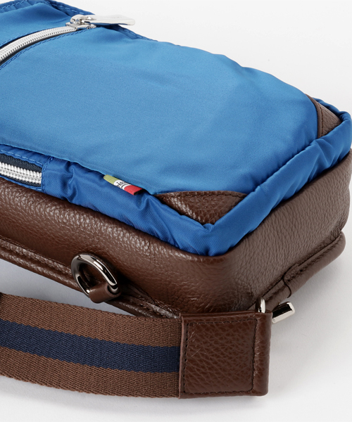 Orobianco（オロビアンコ）の「【Orobianco　オロビアンコ】　GIACOMIO 13-H (NYLON)　ボディバッグ　モノレール　/　90405（ボディバッグ/ウエストポーチ・メンズ・グレー/ブルー/ベージュ/ネイビー/ブラウン/ブラック/カーキ/ワイン/イエロー系その他/ブルー系その他/オレンジ/レッド/グリーン系その他・FREE）」の18枚目の写真