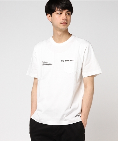 McGREGOR(マックレガー)の「胸ポケットプリントTシャツ(Tシャツ/カットソー・メンズ・アイボリー/ライトイエロー/ライム/ブルー系その他・L/M/LL)」の2枚目の写真