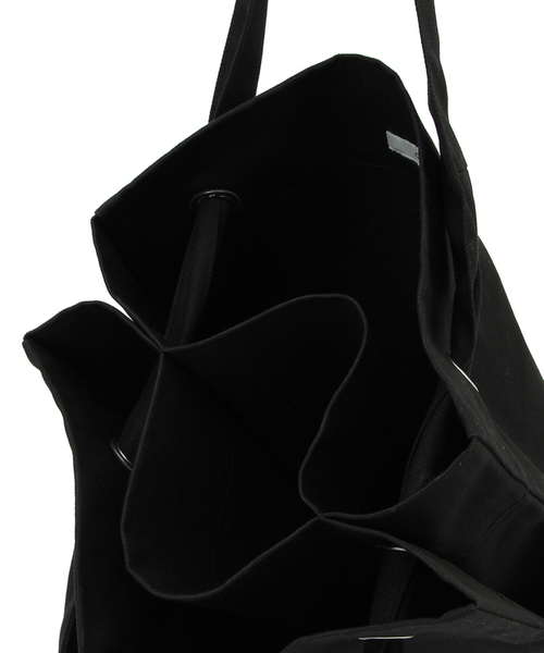 CLANE（クラネ）の「3 POCKET TOTE BAG（トートバッグ・レディース・ブラック/ホワイト・FREE）」の8枚目の写真
