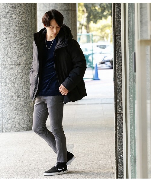 JUNRED（ジュンレッド）の「ベロアクルーネックプルオーバーカットソー（Tシャツ/カットソー・メンズ・ブラック/ネイビー/グリーン/ワイン/ブルー系その他5/グレー/ブルー系その他6/オレンジ/ブルー系その他4・S/M/L）」の21枚目の写真