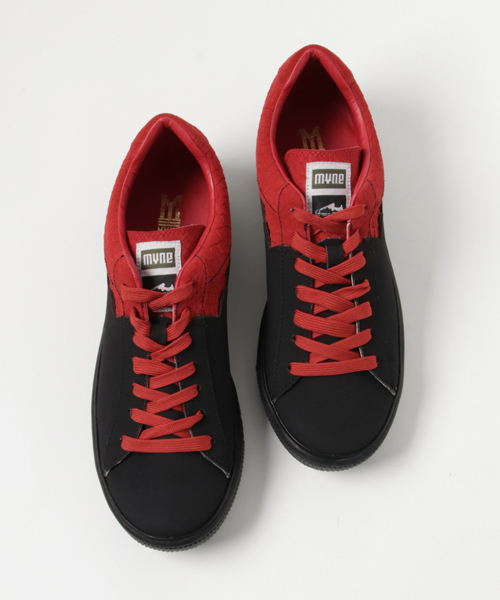 MYne(マイン)の「【MYne】ハイブリットスニーカー/hybrid sneaker(スニーカー・メンズ・グレー/レッド/パープル・1/2/0/3/4)」の6枚目の写真