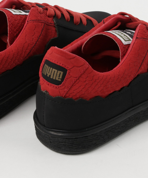 MYne(マイン)の「【MYne】ハイブリットスニーカー/hybrid sneaker(スニーカー・メンズ・グレー/レッド/パープル・1/2/0/3/4)」の5枚目の写真