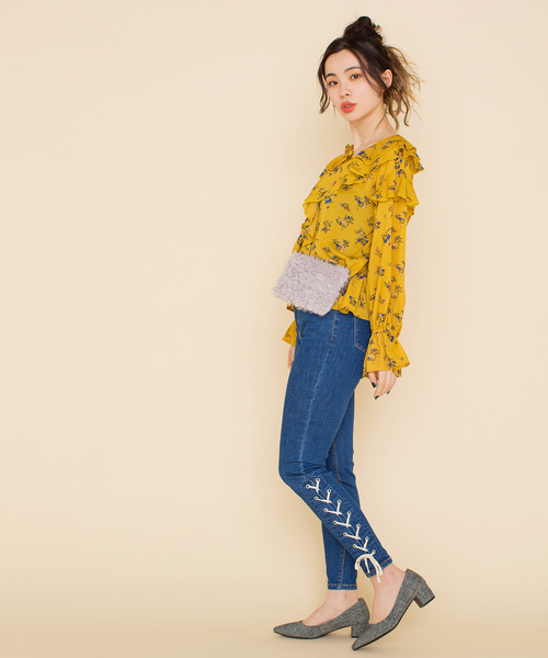 WEGO（ウィゴー）の「WEGO/プチプラプードルファーミニショルダーバッグ（ショルダーバッグ・レディース・ブラック/グレー/ライトピンク/アイボリー/ブラウン・FREE）」の14枚目の写真