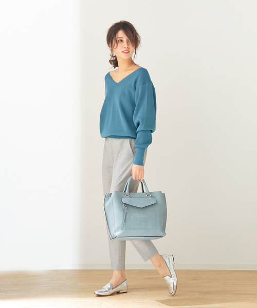 Au BANNISTER(オゥバニスター)の「【追加生産】生活防水対応ローファー(ローファー・レディース・ブラック/シルバー/レッド/ベージュ・38/39/35/36/37)」の14枚目の写真