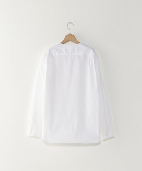 STILL BY HAND（スティルバイハンド）の「＜STILL BY HAND＞ NOCOLLAR SHIRT/シャツ（シャツ/ブラウス・メンズ・ホワイト/グレー/ネイビー・46/48/50）」の16枚目の写真