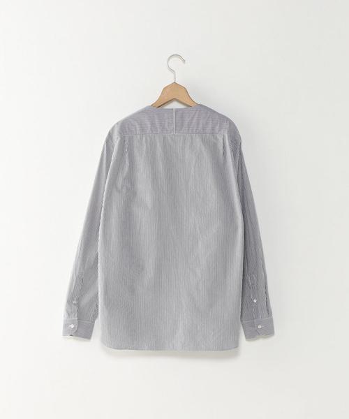 STILL BY HAND（スティルバイハンド）の「＜STILL BY HAND＞ NOCOLLAR SHIRT/シャツ（シャツ/ブラウス・メンズ・ホワイト/グレー/ネイビー・46/48/50）」の18枚目の写真