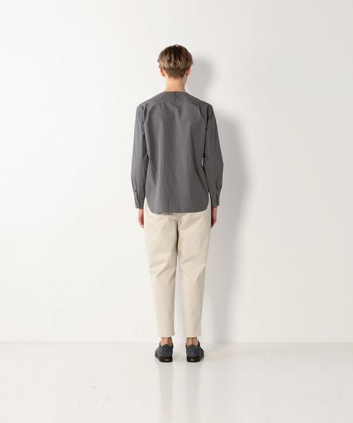 STILL BY HAND（スティルバイハンド）の「＜STILL BY HAND＞ NOCOLLAR SHIRT/シャツ（シャツ/ブラウス・メンズ・ホワイト/グレー/ネイビー・46/48/50）」の12枚目の写真