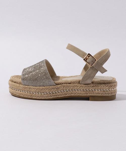 ODETTE E ODILE（オデットエオディール）の「OFC チェーンジュート サンダル30（サンダル・レディース・ゴールド/シルバー/ブラック・35/37/36）」の8枚目の写真