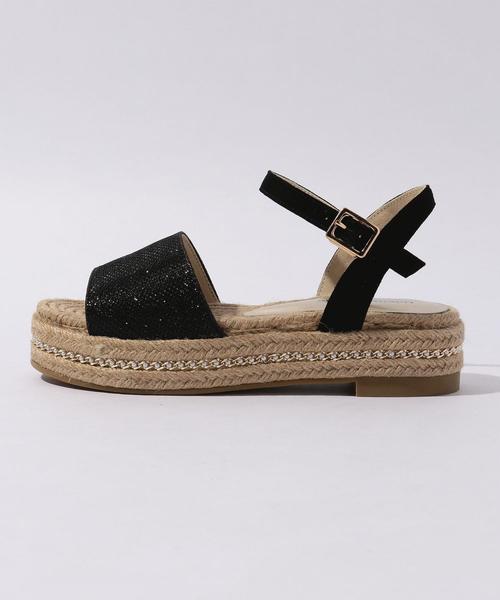ODETTE E ODILE（オデットエオディール）の「OFC チェーンジュート サンダル30（サンダル・レディース・ゴールド/シルバー/ブラック・35/37/36）」の7枚目の写真