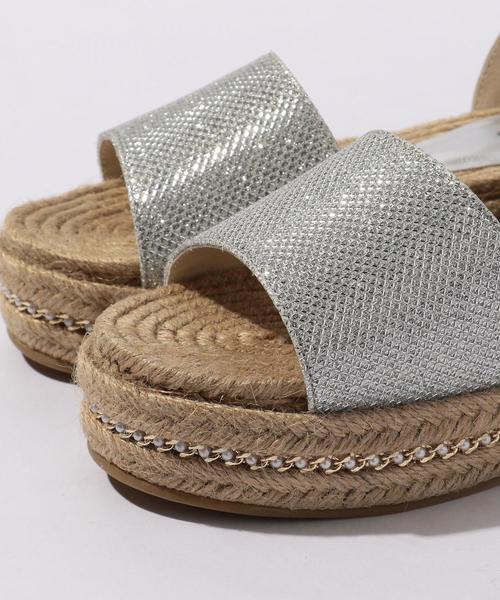ODETTE E ODILE（オデットエオディール）の「OFC チェーンジュート サンダル30（サンダル・レディース・ゴールド/シルバー/ブラック・35/37/36）」の12枚目の写真