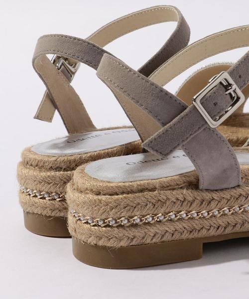 ODETTE E ODILE（オデットエオディール）の「OFC チェーンジュート サンダル30（サンダル・レディース・ゴールド/シルバー/ブラック・35/37/36）」の11枚目の写真