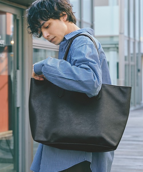 Basic Neoleather Big ToteBag MONO-MART│MONO-MART [モノマート