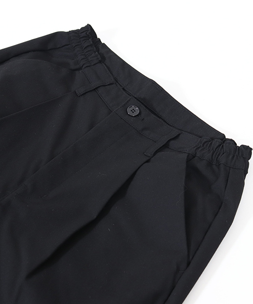 ANGENEHM（アンゲネーム）の「mp6332-TR Tuck Wide Tapered Pants パンツ(MADE IN JAPAN)（その他パンツ・メンズ・キャメル/チャコール/ブラック・S/M/L）」の10枚目の写真