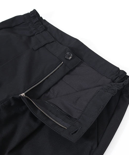 ANGENEHM（アンゲネーム）の「mp6332-TR Tuck Wide Tapered Pants パンツ(MADE IN JAPAN)（その他パンツ・メンズ・キャメル/チャコール/ブラック・S/M/L）」の11枚目の写真