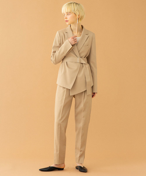 UNITED TOKYO(ユナイテッドトウキョウ)の「アシメフロントジャケット(テーラードジャケット・レディース・マルチ/ベージュ/ピンク・1)」の15枚目の写真