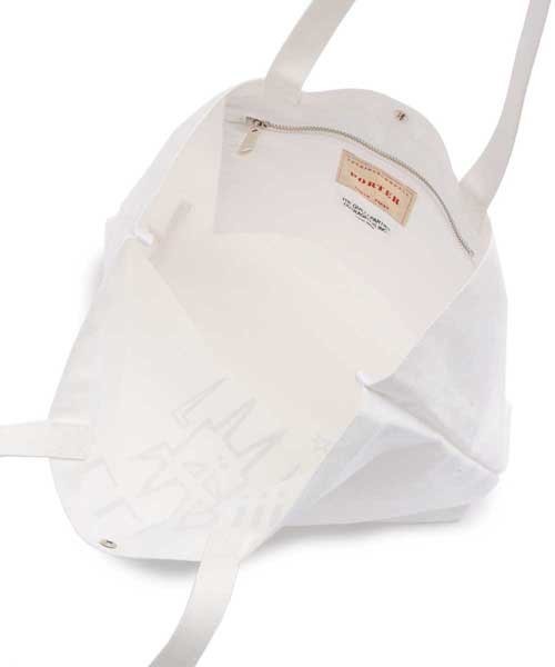 WACKO MARIA（ワコマリア）の「WACKO MARIA×PORTER 13AW PRINT TOTE BAG BASIC（ROCKET DEVIL MISSILE）（トートバッグ・メンズ・ホワイト/ブラック・ONE SIZE）」の9枚目の写真