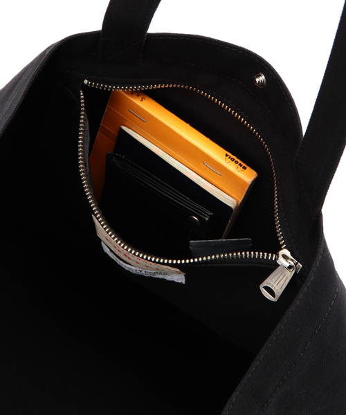 WACKO MARIA（ワコマリア）の「WACKO MARIA×PORTER 13AW PRINT TOTE BAG BASIC（ROCKET DEVIL MISSILE）（トートバッグ・メンズ・ホワイト/ブラック・ONE SIZE）」の11枚目の写真