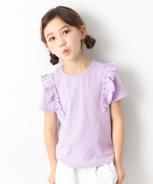 devirock(デビロック)の「ガールズデザインTシャツ(Tシャツ/カットソー・キッズ・レッド/ピンク系その他/ブラック/杢グレー/ホワイト系その他2/ブルー系その他4/グリーン系その他/パープル系その他/ブルー系その他5/ホワイト系その他3/イエロー系その他/ブルー系その他3/ホワイト系その他/ピンク系その他2/パープル系その他2/ブルー系その他2/パープル系その他3/ブルー系その他・130cm/120cm/140cm/110cm/80cm/150cm/90cm/100cm/160cm)」の12枚目の写真