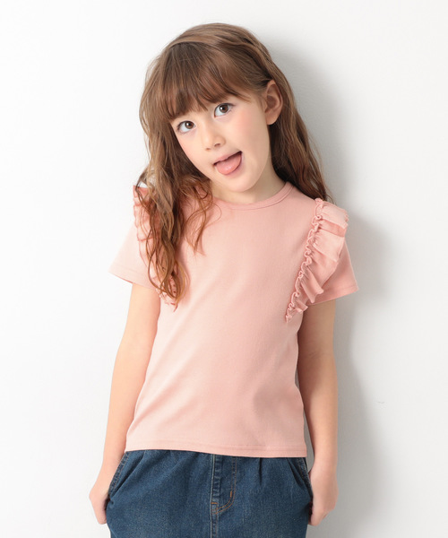 devirock(デビロック)の「ガールズデザインTシャツ(Tシャツ/カットソー・キッズ・レッド/ピンク系その他/ブラック/杢グレー/ホワイト系その他2/ブルー系その他4/グリーン系その他/パープル系その他/ブルー系その他5/ホワイト系その他3/イエロー系その他/ブルー系その他3/ホワイト系その他/ピンク系その他2/パープル系その他2/ブルー系その他2/パープル系その他3/ブルー系その他・130cm/120cm/140cm/110cm/80cm/150cm/90cm/100cm/160cm)」の16枚目の写真