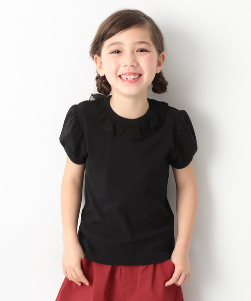 devirock(デビロック)の「ガールズデザインTシャツ(Tシャツ/カットソー・キッズ・レッド/ピンク系その他/ブラック/杢グレー/ホワイト系その他2/ブルー系その他4/グリーン系その他/パープル系その他/ブルー系その他5/ホワイト系その他3/イエロー系その他/ブルー系その他3/ホワイト系その他/ピンク系その他2/パープル系その他2/ブルー系その他2/パープル系その他3/ブルー系その他・130cm/120cm/140cm/110cm/80cm/150cm/90cm/100cm/160cm)」の5枚目の写真
