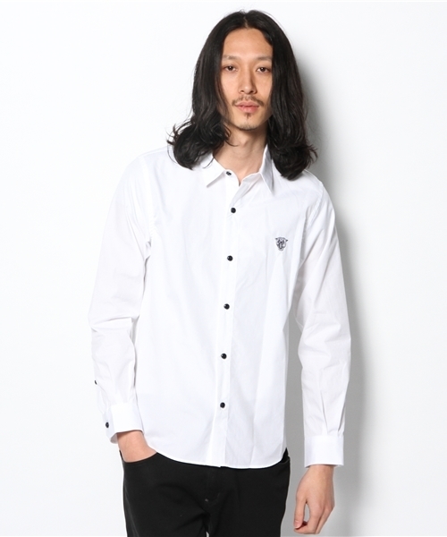 And A（アンドエー）の「BROADCLOTHポイントSHIRTS（シャツ/ブラウス・メンズ・ホワイト/ブルー/ワインレッド・42/40/44）」の2枚目の写真