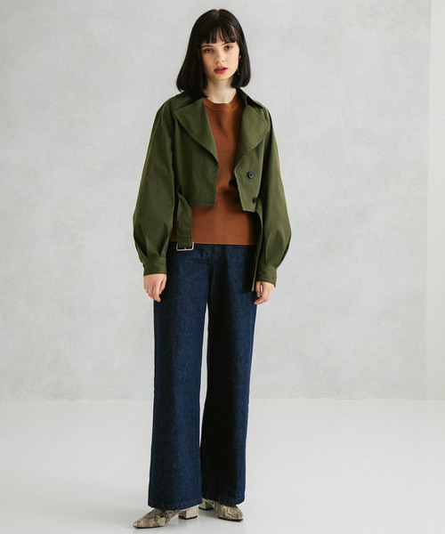 UNITED TOKYO(ユナイテッドトウキョウ)の「マルチウウェイトレンチコート(トレンチコート・レディース・ネイビー/ベージュ/カーキ・1)」の14枚目の写真