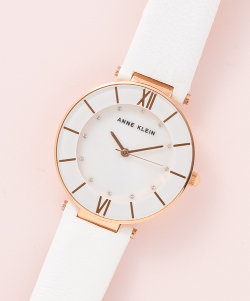 ANNE KLEIN�i�A���N���C���j�́uANNE KLEIN�@�G���K���X�C���f�b�N�X�h���X�E�H�b�`�@���U�[�o���h�i�r���v�j�v�b�z���C�g