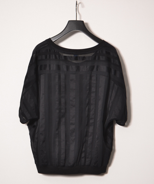 AMERICAN RAG CIE(アメリカンラグシー)の「スウェット風BU/207-ASH-L141-BU175(シャツ/ブラウス・レディース・ブラック/オフホワイト・FREE)」の13枚目の写真