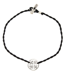 CUSTOM CULTURE | シルバー×ナイロンコード　ブレスレット（クロス）(ブレスレット)