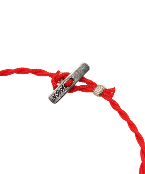 CUSTOM CULTURE（カスタムカルチャー）の「シルバー×ナイロンコード　ブレスレット（クロス）（ブレスレット・メンズ・イエロー/レッド/ブラック/グリーン・00）」の7枚目の写真