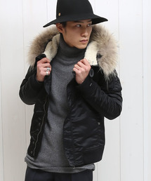 STUDIOUS | STUDIOUS ナイロンツイルN-2B MADE IN JAPAN(ミリタリージャケット)