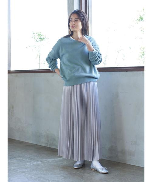 AMERICAN HOLIC(アメリカンホリック)の「フレアプリーツスカート(スカート・レディース・ライトグレー/ネイビー/その他/マルチ/ラベンダー/チェック/ブラック系その他5・MEDIUM/LARGE)」の15枚目の写真