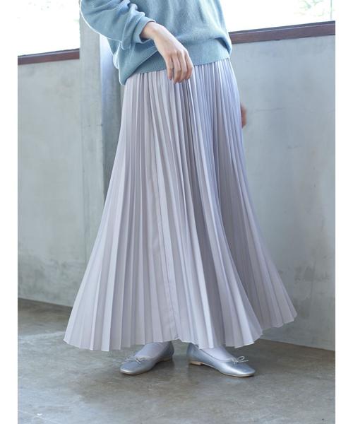 AMERICAN HOLIC(アメリカンホリック)の「フレアプリーツスカート(スカート・レディース・ライトグレー/ネイビー/その他/マルチ/ラベンダー/チェック/ブラック系その他5・MEDIUM/LARGE)」の17枚目の写真