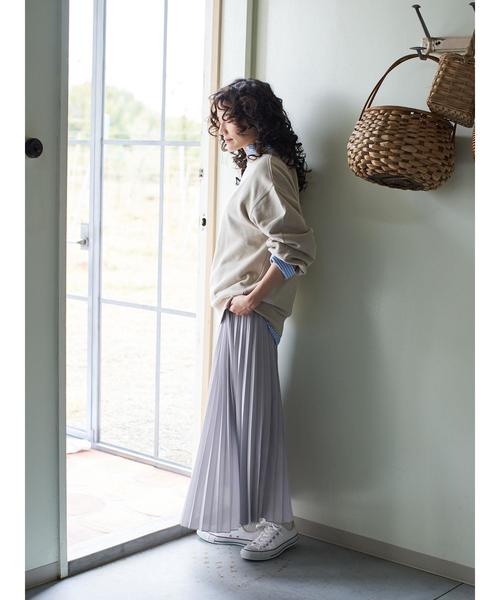 AMERICAN HOLIC(アメリカンホリック)の「フレアプリーツスカート(スカート・レディース・ライトグレー/ネイビー/その他/マルチ/ラベンダー/チェック/ブラック系その他5・MEDIUM/LARGE)」の19枚目の写真