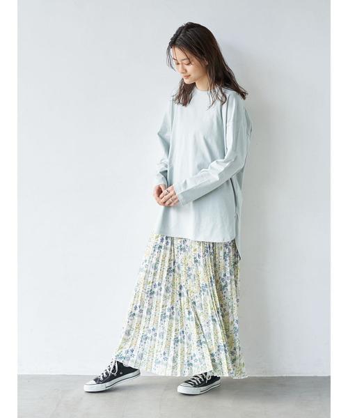 AMERICAN HOLIC(アメリカンホリック)の「フレアプリーツスカート(スカート・レディース・ライトグレー/ネイビー/その他/マルチ/ラベンダー/チェック/ブラック系その他5・MEDIUM/LARGE)」の21枚目の写真