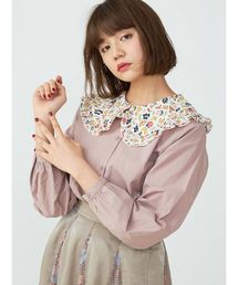 merry jenny | flowerフリルカラーブラウス(シャツ/ブラウス)