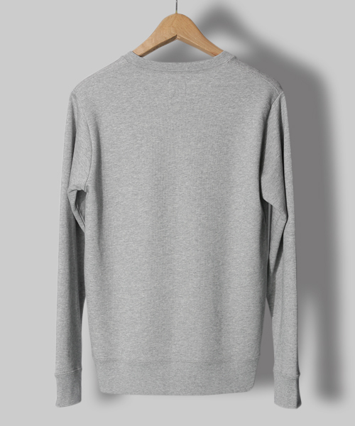 R.NEWBOLD(アールニューボールド)の「R.NEWBOLDxStevie Gee CREW NECK SWEAT /245243(スウェット・メンズ・グレー/グリーン・SMALL/MEDIUM/LARGE/X-LARGE)」の7枚目の写真