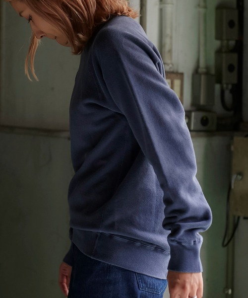 Good On（グッドオン）の「GOOD ON RAGLAN CREW SWEAT (グッドオン ラグラン クルー スウェット)（スウェット・メンズ・ブラック/ネイビー/グレー/ナチュラル・XL/M/S/L）」の19枚目の写真