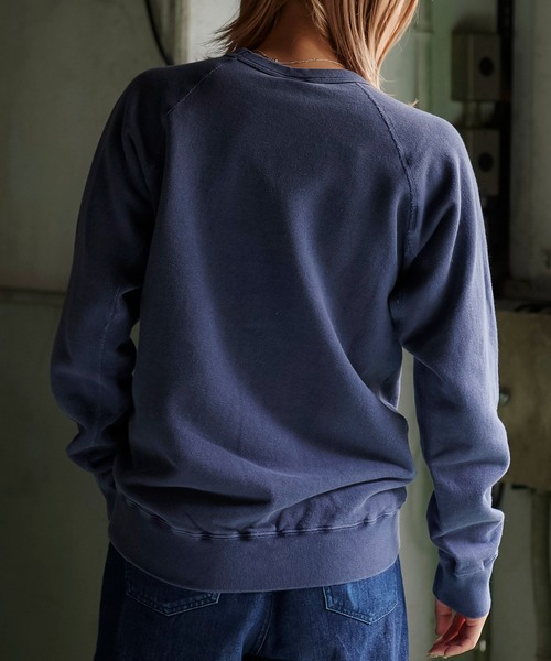 Good On（グッドオン）の「GOOD ON RAGLAN CREW SWEAT (グッドオン ラグラン クルー スウェット)（スウェット・メンズ・ブラック/ネイビー/グレー/ナチュラル・XL/M/S/L）」の20枚目の写真
