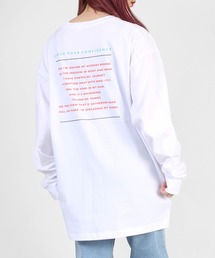 DING | DING/SHOCKロングTシャツ(Tシャツ/カットソー)