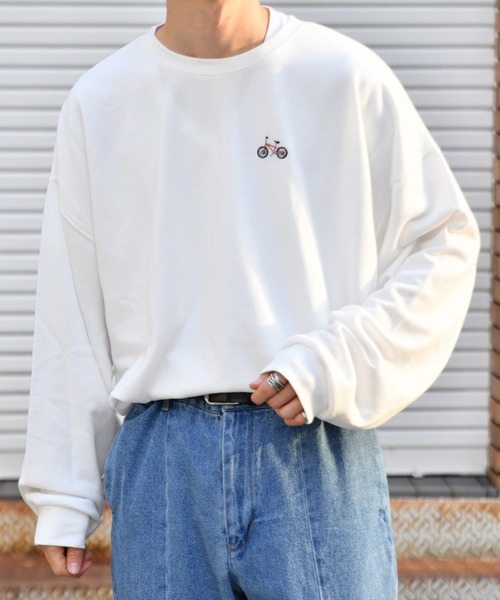 kutir(クティール)の「チャリ裏毛スウェット(スウェット・メンズ・ブラック/ダークグリーン/パープル/オフホワイト・SMALL/MEDIUM/LARGE)」の8枚目の写真