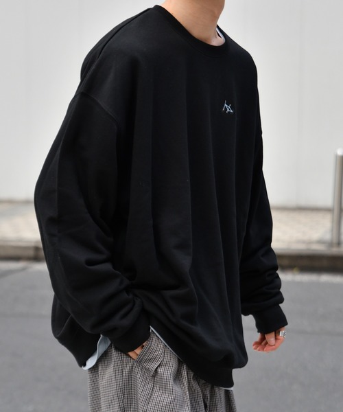 kutir(クティール)の「チャリ裏毛スウェット(スウェット・メンズ・ブラック/ダークグリーン/パープル/オフホワイト・SMALL/MEDIUM/LARGE)」の9枚目の写真