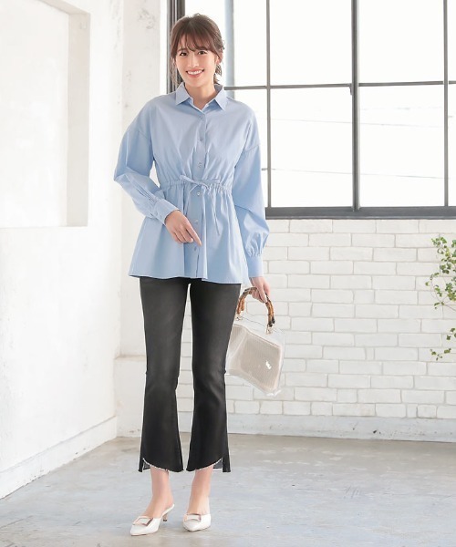 KOBE LETTUCE（コウベレタス）の「スクエアモチーフポインテッドトゥミュールサンダル（サンダル・レディース・ブラック/ホワイト系その他/ベージュ系その他/グリーン系その他/ベビーピンク/チェック・LL/S/M/L）」の21枚目の写真