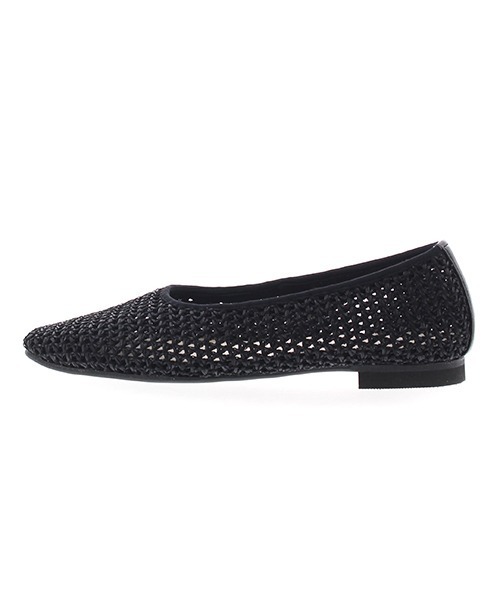 JELLY BEANS(ジェリービーンズ)の「メッシュフラットパンプス【Made in Japn】(103-58811)JELLY BEANS Riche(ジェリービーンズ リッシェ)(パンプス・レディース・ブラック/アイボリー/ベージュ/ブラウン・22.5/23/23.5/24/24.5)」の6枚目の写真