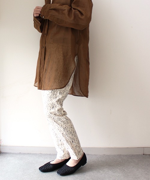 JELLY BEANS(ジェリービーンズ)の「メッシュフラットパンプス【Made in Japn】(103-58811)JELLY BEANS Riche(ジェリービーンズ リッシェ)(パンプス・レディース・ブラック/アイボリー/ベージュ/ブラウン・22.5/23/23.5/24/24.5)」の12枚目の写真