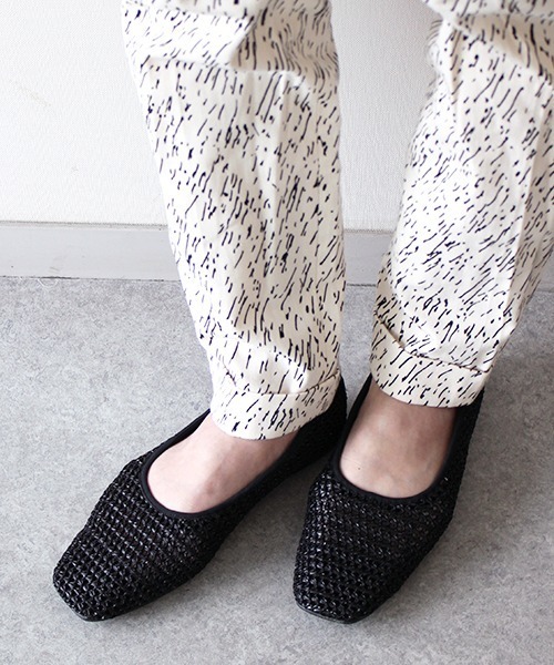JELLY BEANS(ジェリービーンズ)の「メッシュフラットパンプス【Made in Japn】(103-58811)JELLY BEANS Riche(ジェリービーンズ リッシェ)(パンプス・レディース・ブラック/アイボリー/ベージュ/ブラウン・22.5/23/23.5/24/24.5)」の21枚目の写真