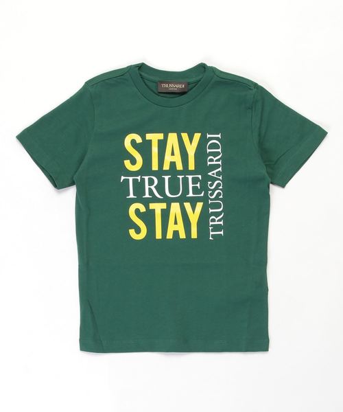 TRUSSARDI（トラサルディ）の「TRUSSARDI(トラサルディ)Kids & Junior ブランドロゴプリントTシャツカットソー（Tシャツ/カットソー・キッズ・ホワイト/ブラック/レッド/イエロー/ブルー/グリーン・6Y/8Y/10Y/12Y/14Y/16Y）」の4枚目の写真